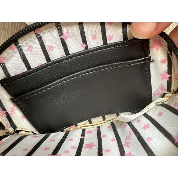 LUV BETSEY By Betsey Johnson Black and White Cat Purse/Wristlet - Picture 12 of 15